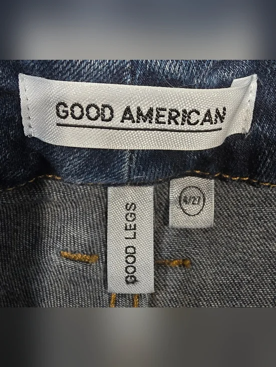 Good American Good Legs High Waisted Skinny Jeans Size 4/27 - Picture 6 of 7